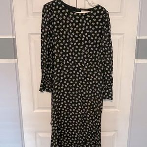 Loft maxi dress with long sleeves